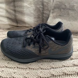 Nike black and grey running and training sneakers